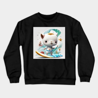 Strange Surfer World Crewneck Sweatshirt